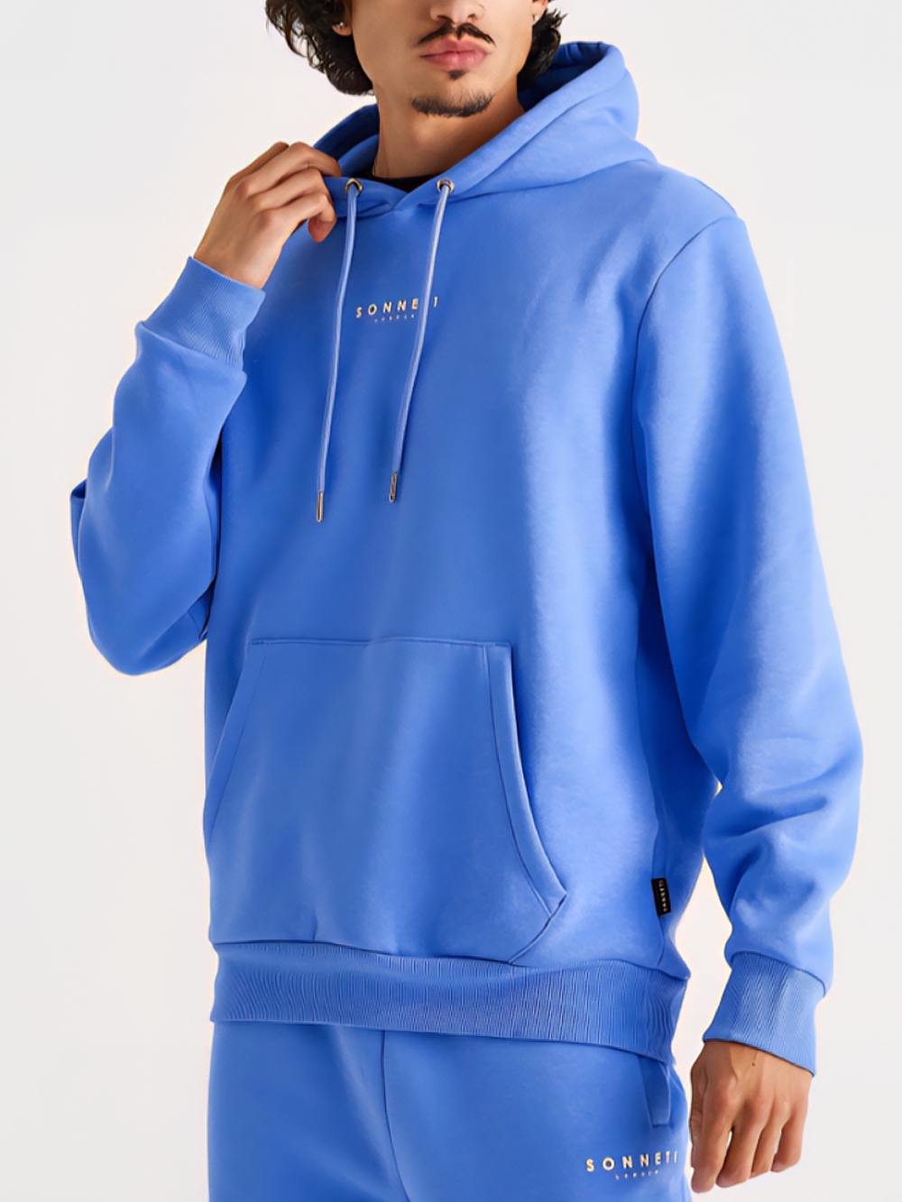 Men's Blue Logo Hoodie